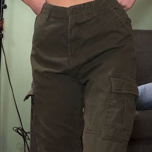 Green cargo pants